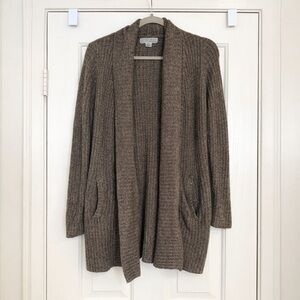 Barefoot Dreams Cozy chic Lite open cardigan size XS/Small grey